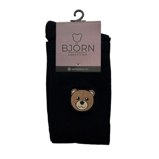 Björn Teddy Socks Black - zokni
